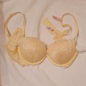 34A Pastel Yellow Bra
